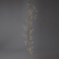 Guirlande lumineuse de Noël en forme d'ombelle dorée